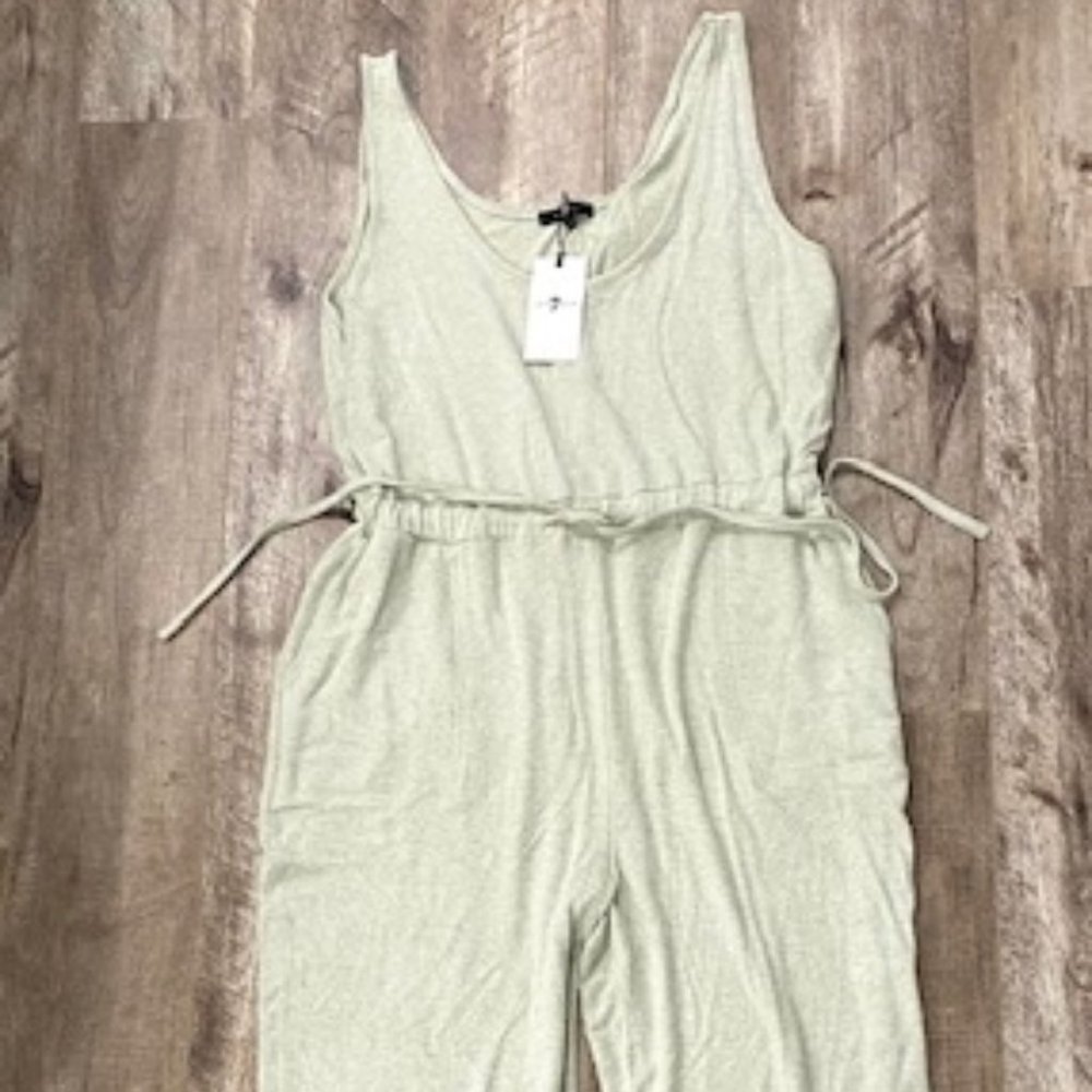 7 For All Mankind Soft Flannel Jumpsuit